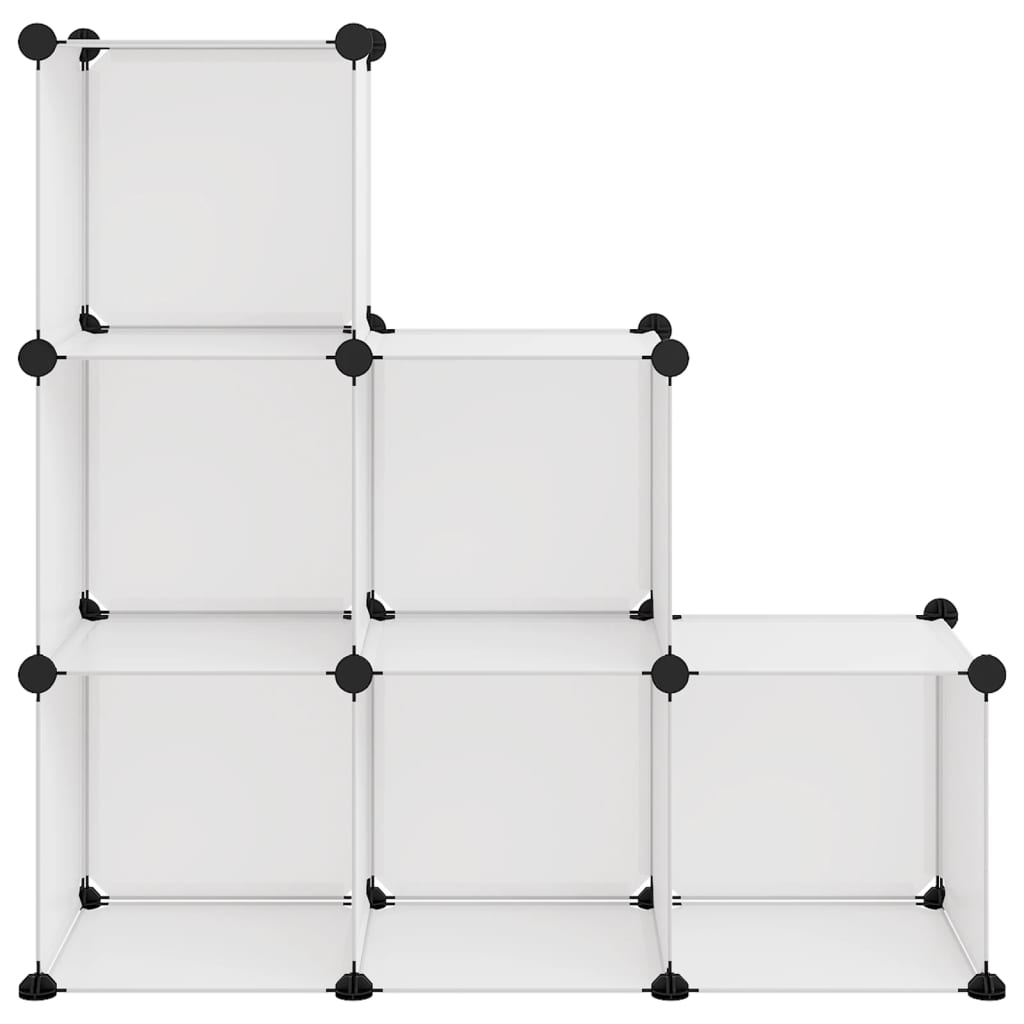 Cubes de rangement 6 pcs Transparent PP - XIOS