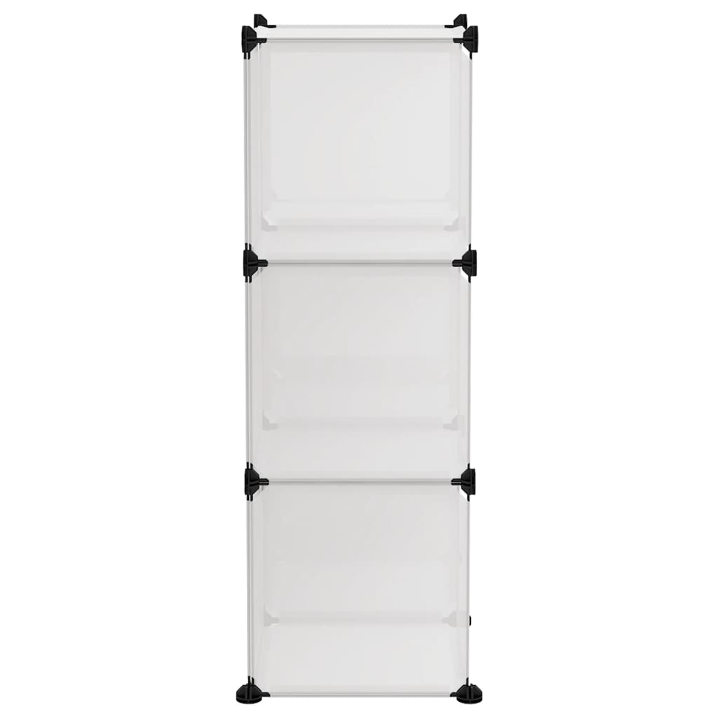 Cubes de rangement 6 pcs Transparent PP - XIOS