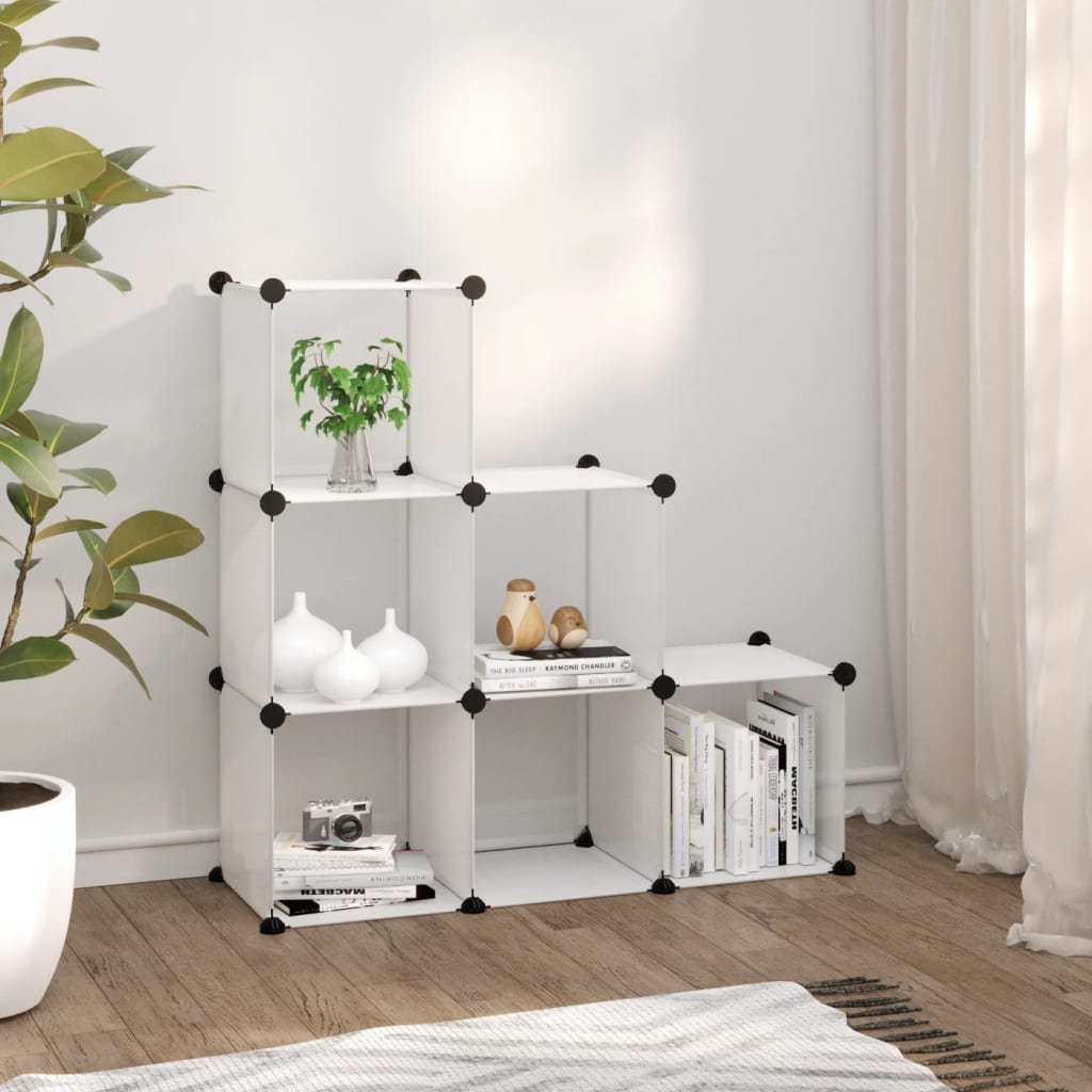 Cubes de rangement 6 pcs Transparent PP - XIOS