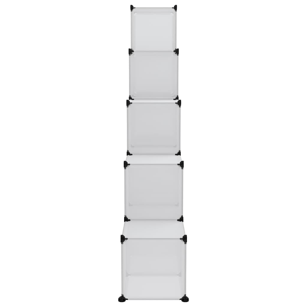 Cubes de rangement 15 pcs avec portes Transparent PP - XIOS