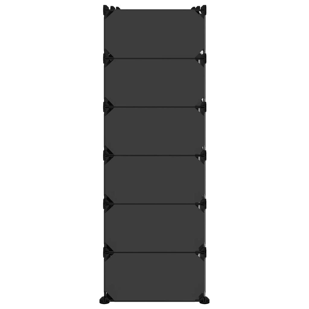 Étagère à chaussures Noir 94,5x36,5x106 cm PP - XIOS