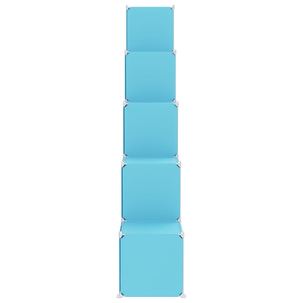 Armoire de rangement pour enfants avec 15 cubes Bleu PP - XIOS