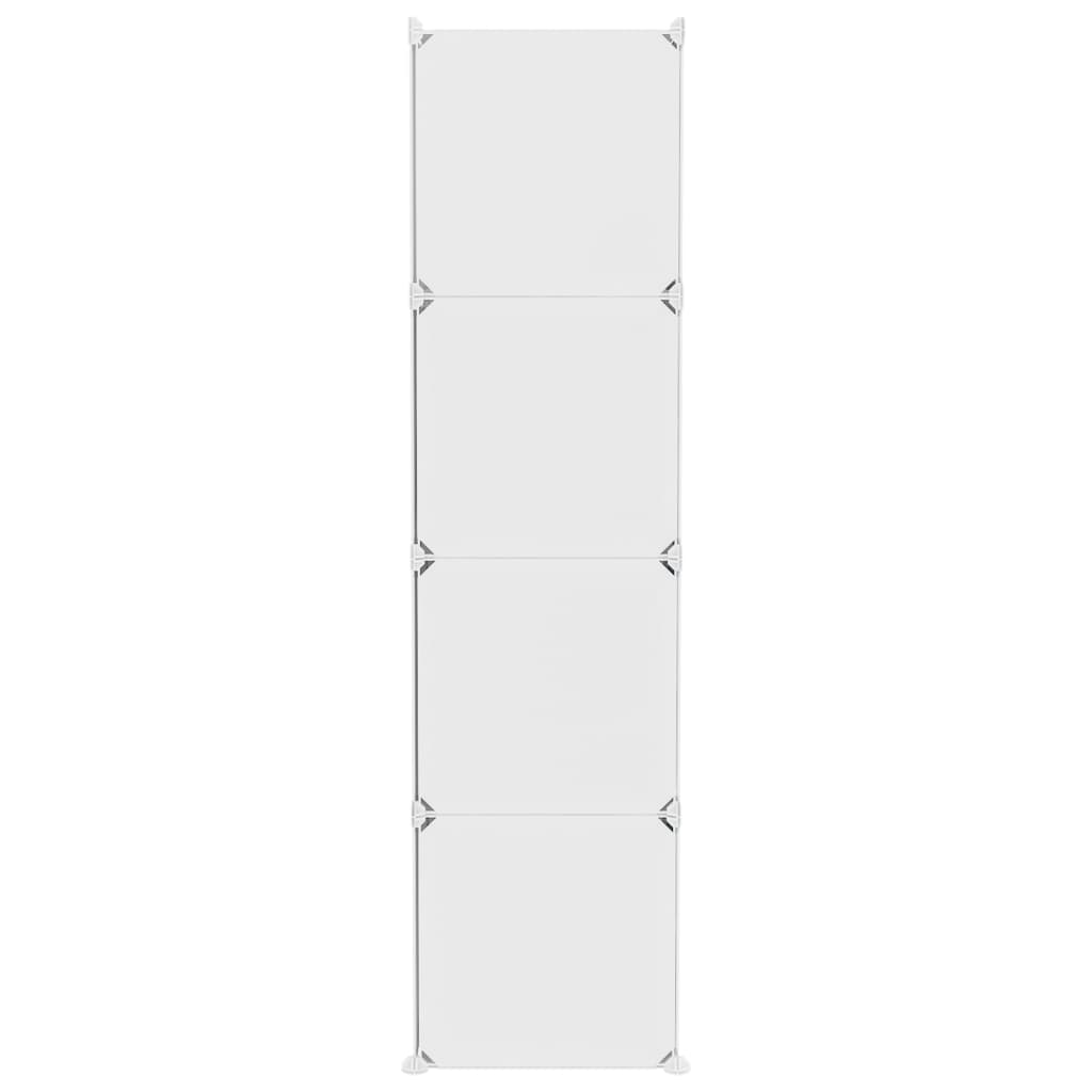 Armoire de rangement pour enfants avec 10 cubes Blanc PP - XIOS