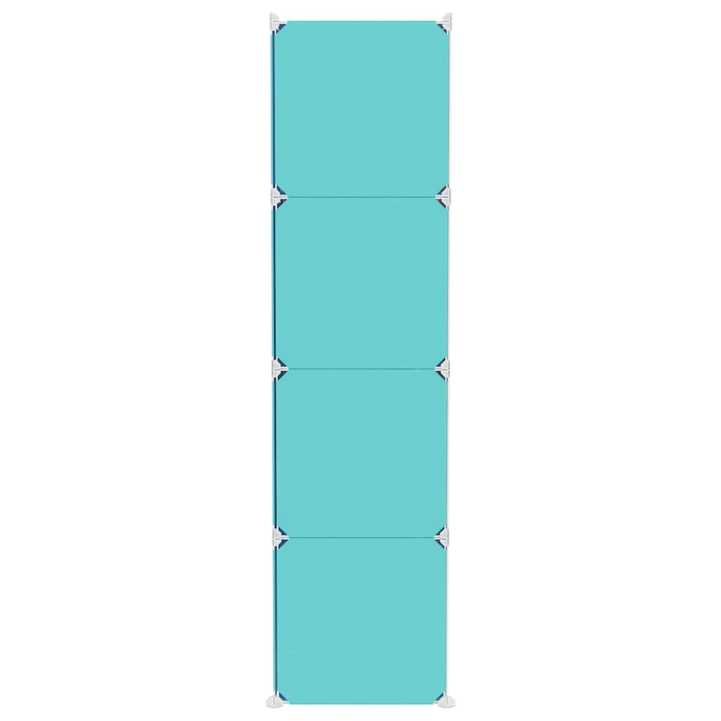 Armoire de rangement pour enfants avec 12 cubes Vert PP - XIOS