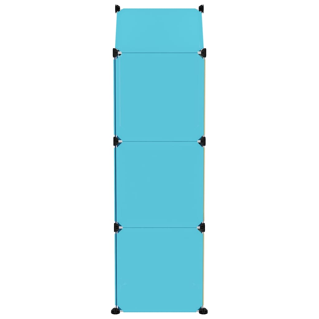 Armoire de rangement pour enfants avec 8 cubes Bleu PP - XIOS
