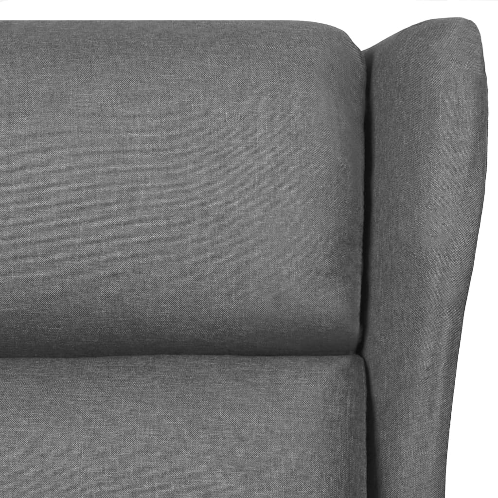 Fauteuil inclinable Gris clair Tissu