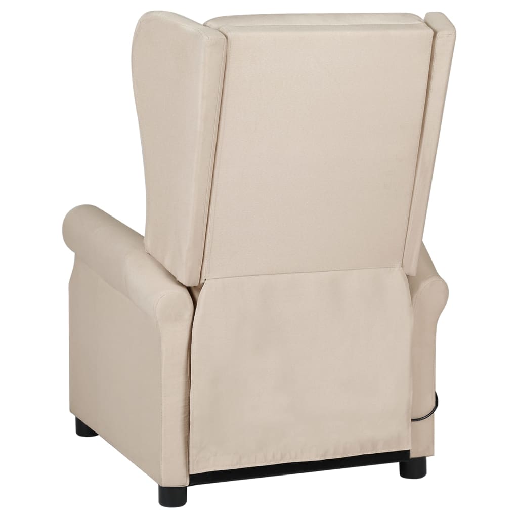 Fauteuil inclinable Crème Tissu - XIOS