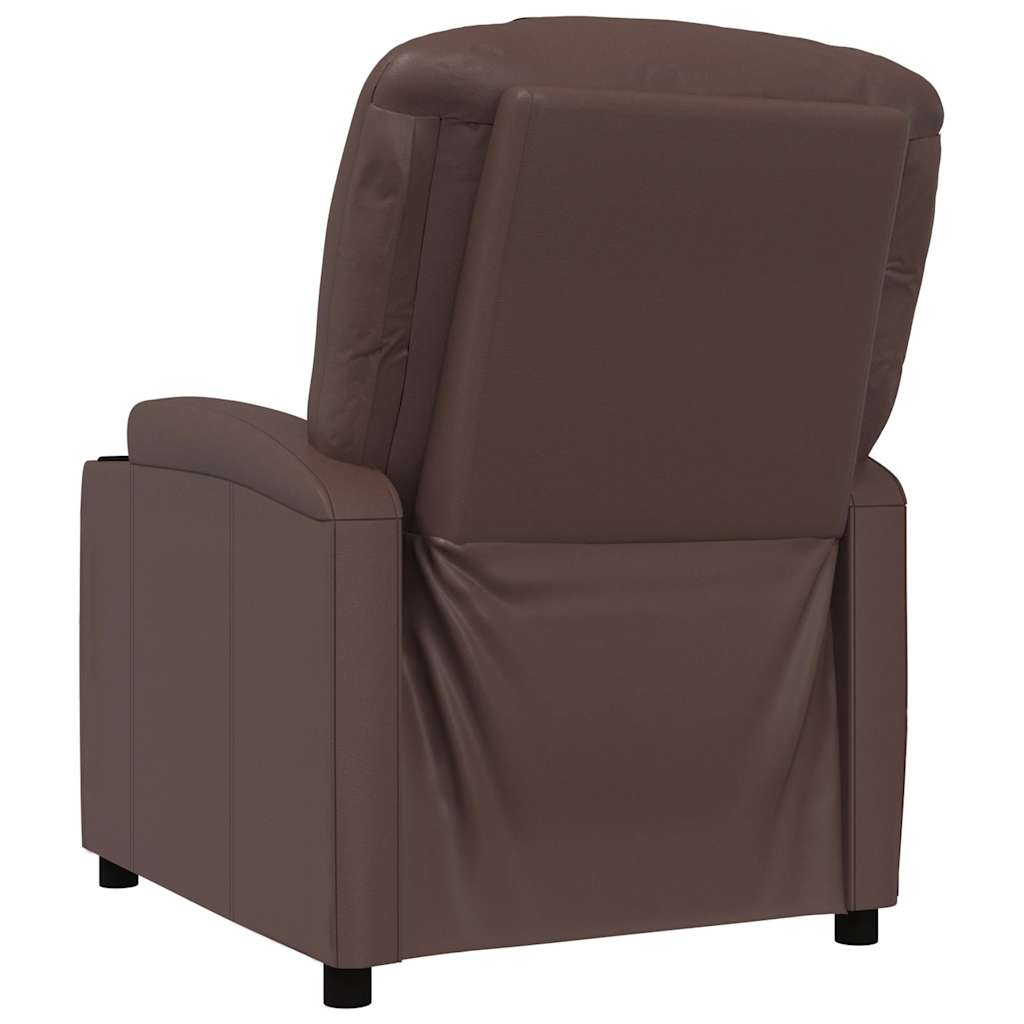 Fauteuil inclinable Marron Similicuir - XIOS