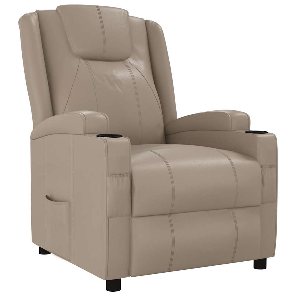 Fauteuil inclinable Cappuccino Similicuir - XIOS