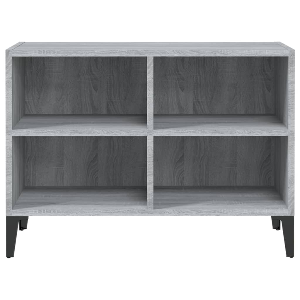 Meuble TV avec pieds en métal Sonoma gris 69,5x30x50 cm - XIOS