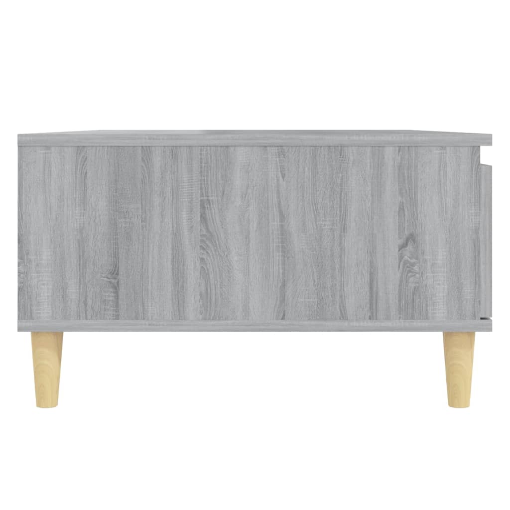 Table basse sonoma gris 90x60x35 cm bois d'ingénierie - XIOS