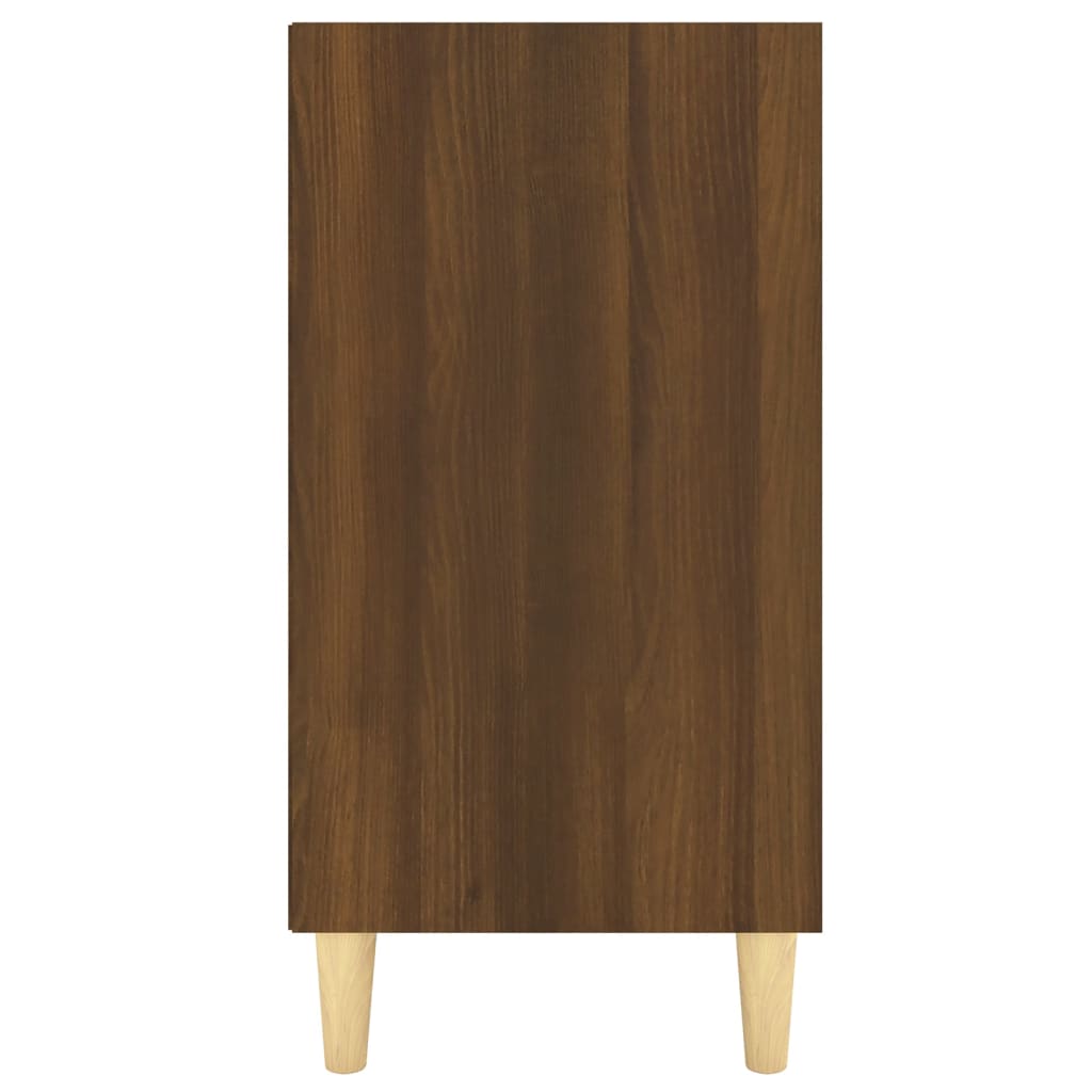 Buffet chêne marron 103,5x35x70 cm bois d'ingénierie