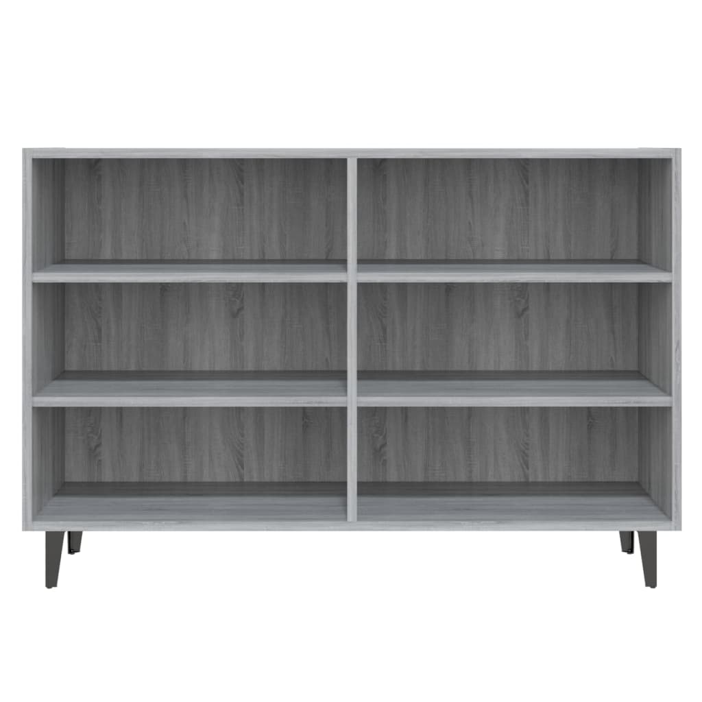 Buffet sonoma gris 103,5x35x70 cm bois d'ingénierie - XIOS
