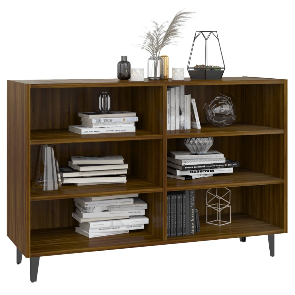 Buffet chêne marron 103,5x35x70 cm bois d'ingénierie - XIOS