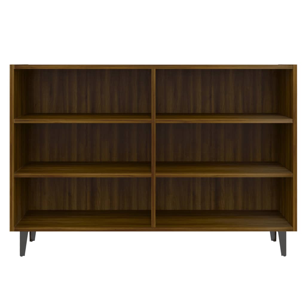 Buffet chêne marron 103,5x35x70 cm bois d'ingénierie - XIOS