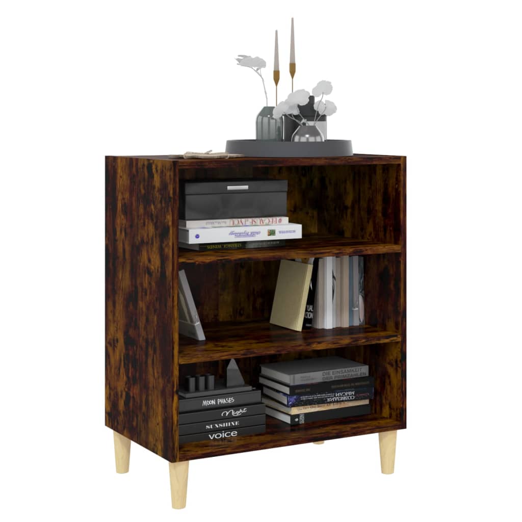 Buffet chêne fumé 57x35x70 cm bois d'ingénierie - XIOS