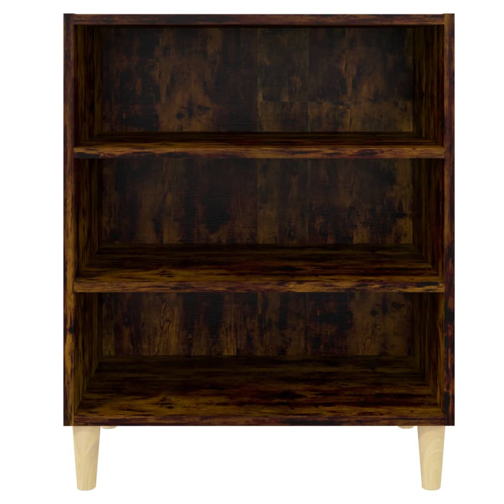 Buffet chêne fumé 57x35x70 cm bois d'ingénierie - XIOS