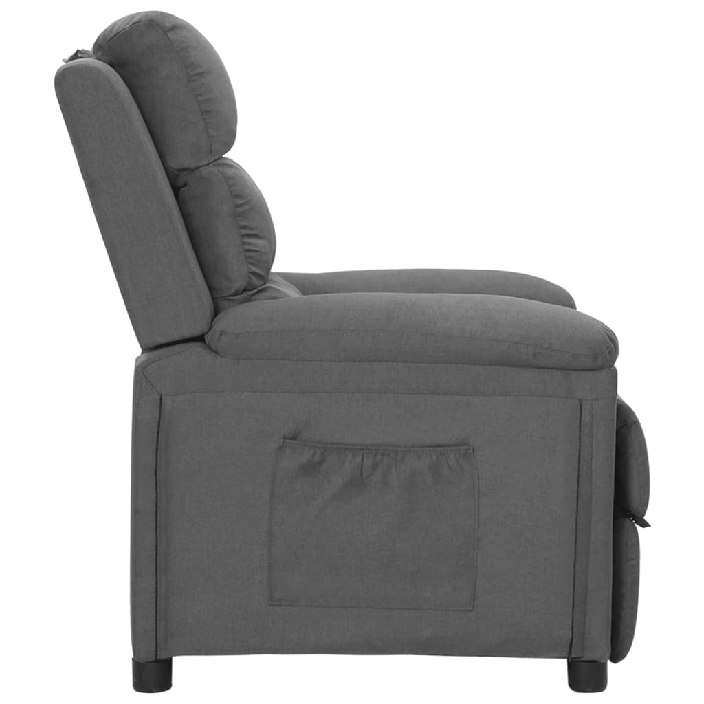 Fauteuil inclinable Gris clair Tissu - XIOS