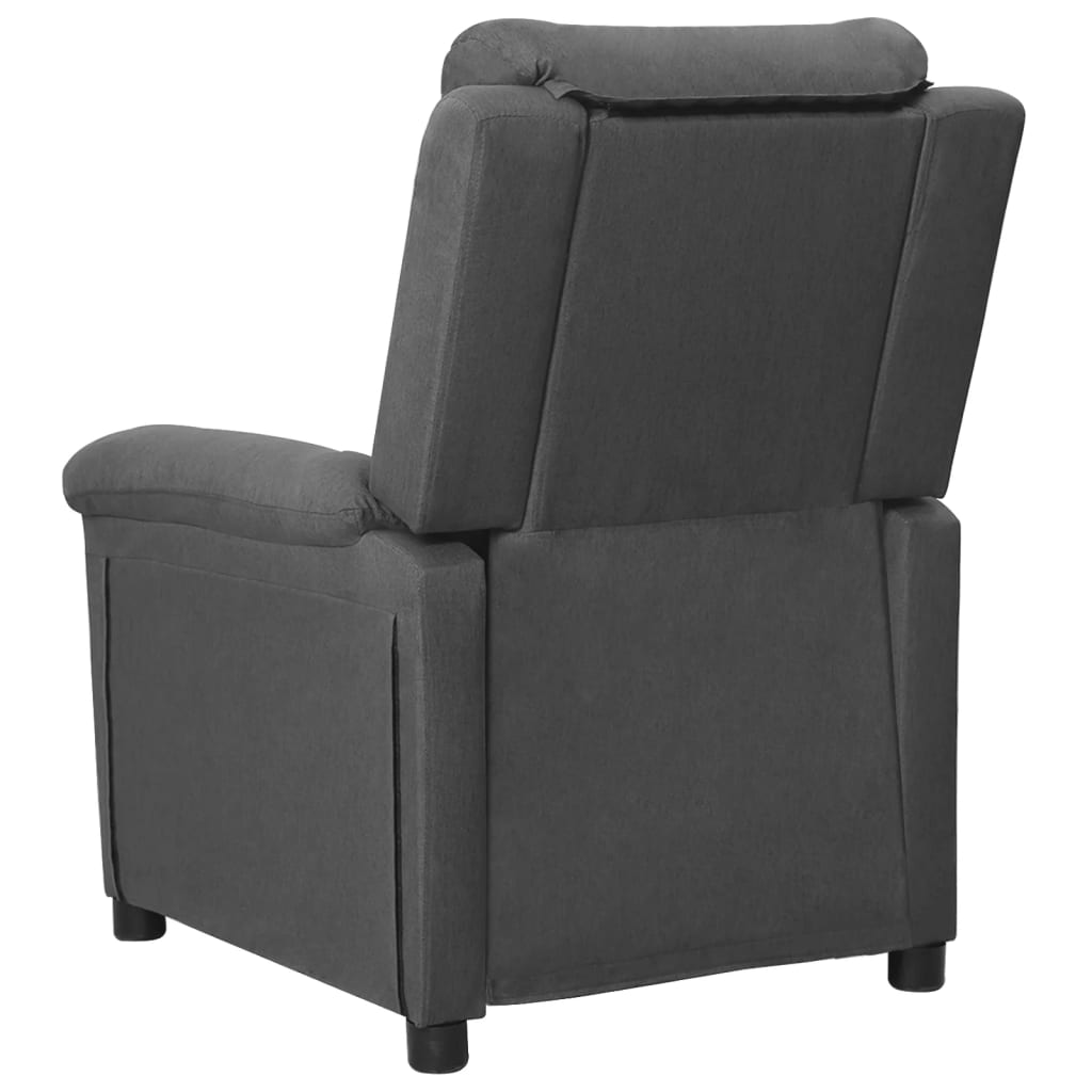 Fauteuil inclinable Gris foncé Tissu - XIOS