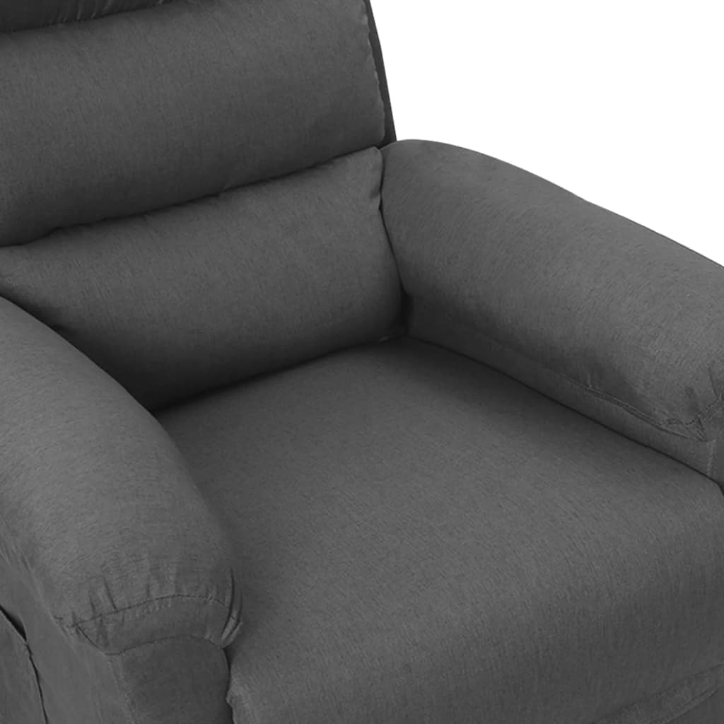 Fauteuil inclinable Gris foncé Tissu - XIOS