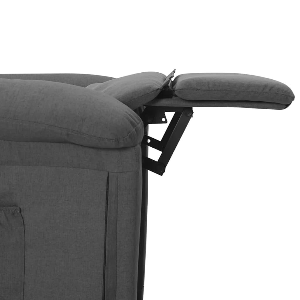 Fauteuil inclinable Gris foncé Tissu - XIOS