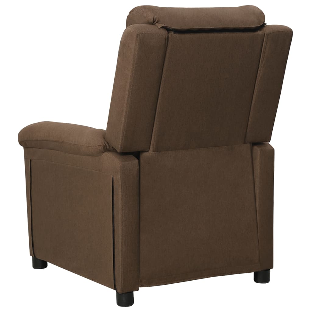 Fauteuil inclinable Marron Tissu - XIOS
