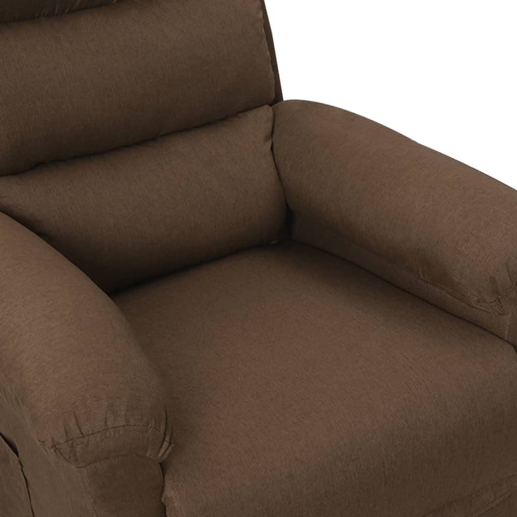 Fauteuil inclinable Marron Tissu - XIOS