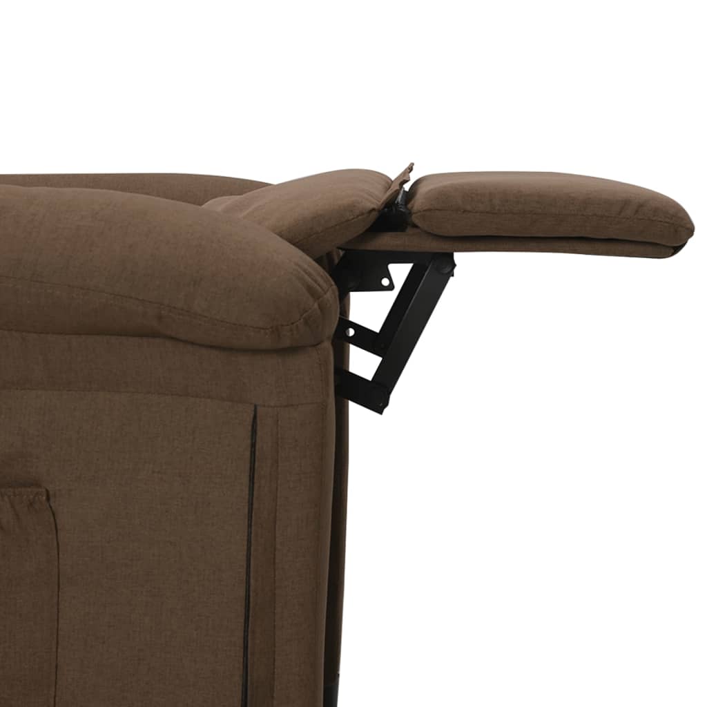 Fauteuil inclinable Marron Tissu - XIOS