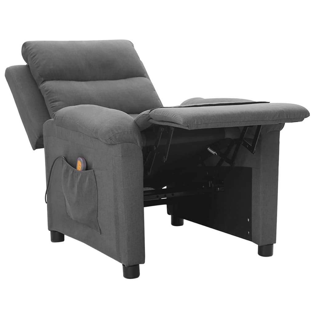 Fauteuil de massage Gris clair Tissu - XIOS
