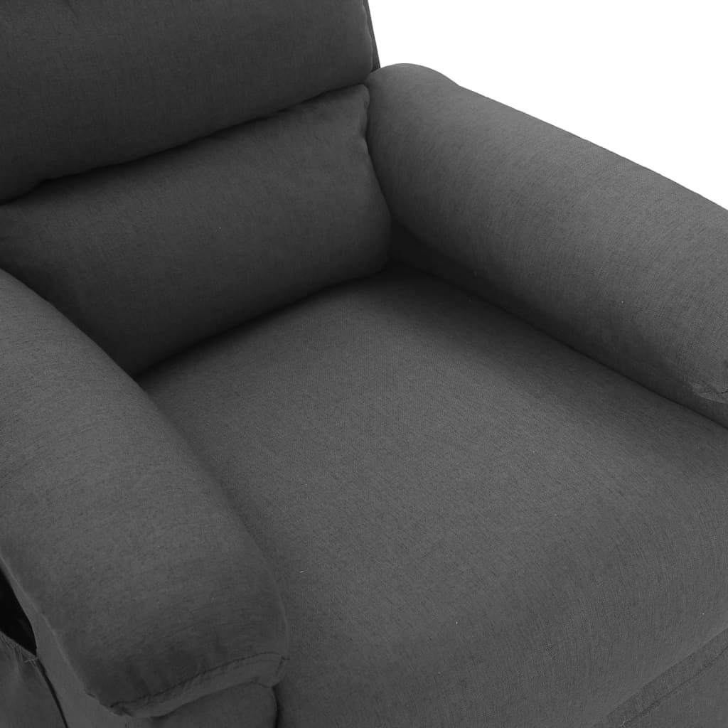 Fauteuil de massage Gris foncé Tissu - XIOS