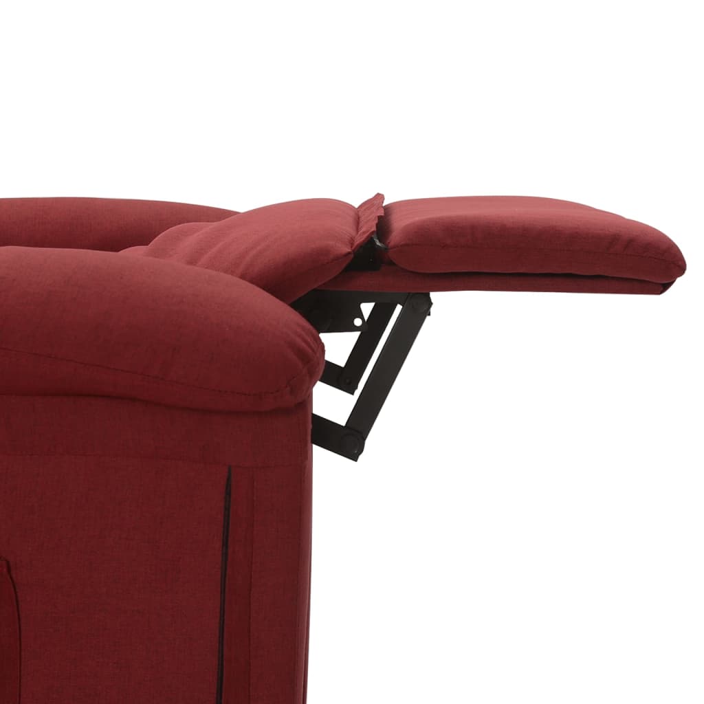 Fauteuil de massage Rouge bordeaux Tissu - XIOS
