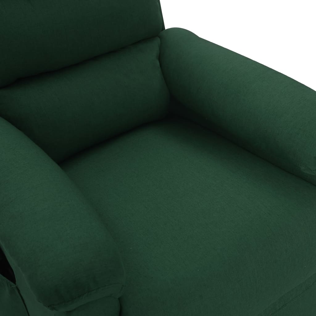 Fauteuil de massage Vert foncé Tissu - XIOS