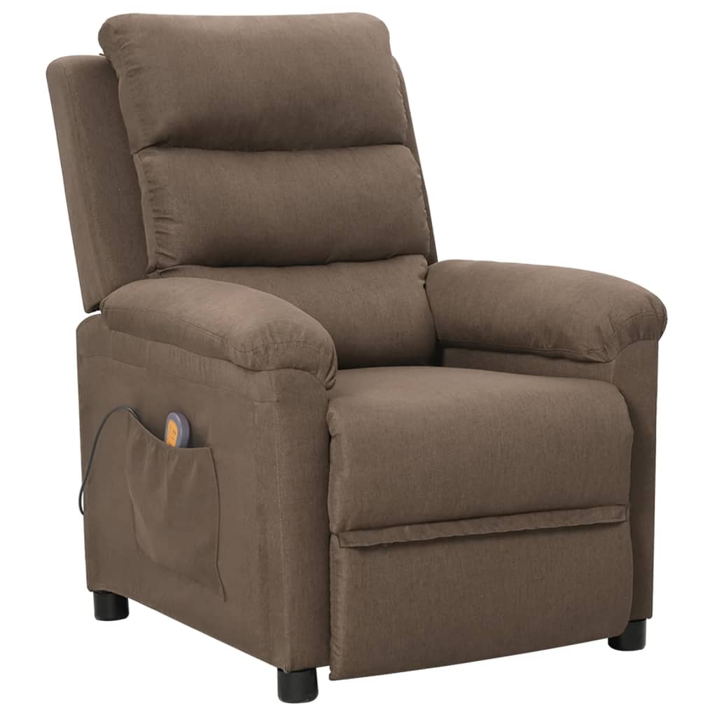 Fauteuil de massage Taupe Tissu - XIOS