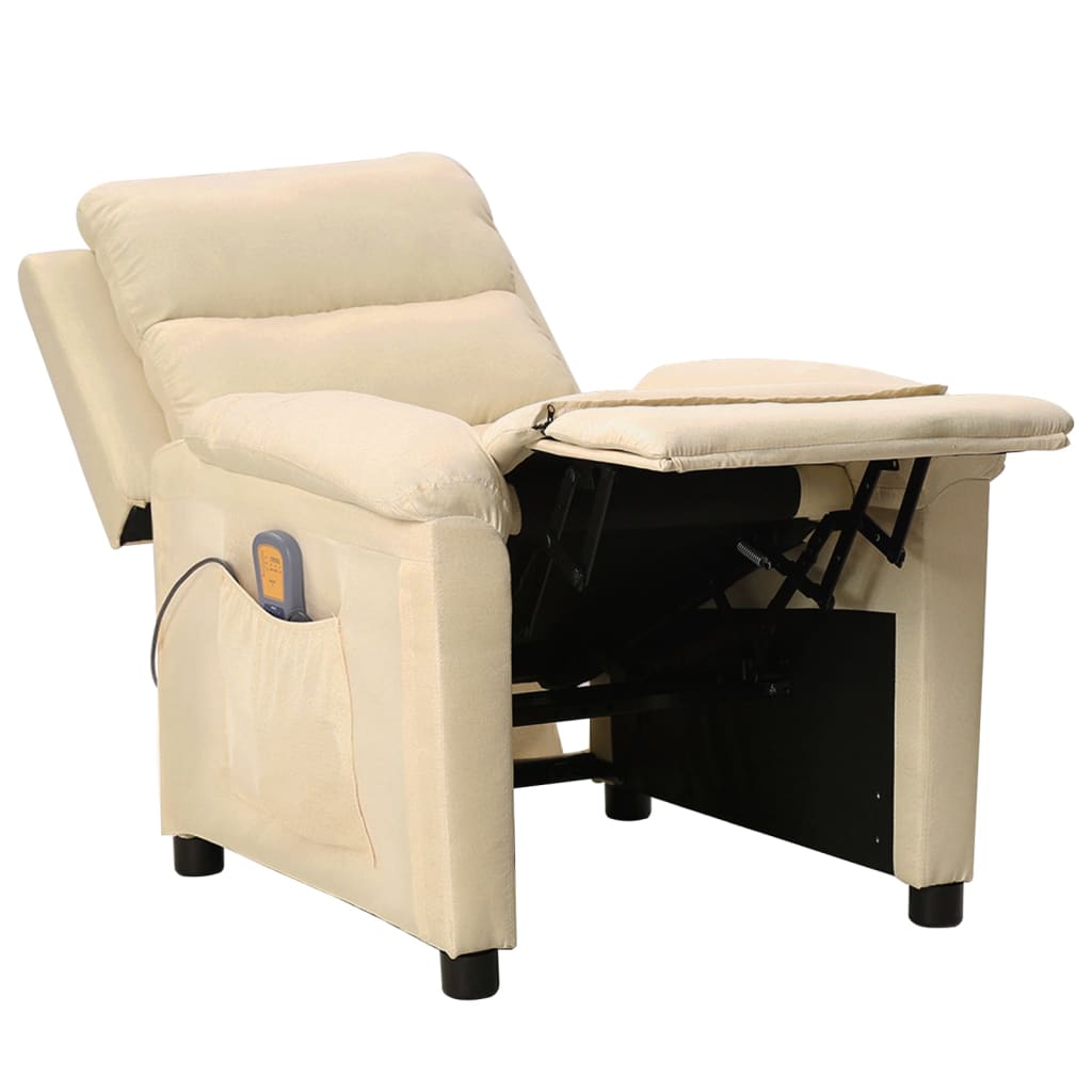 Fauteuil de massage Crème Tissu - XIOS