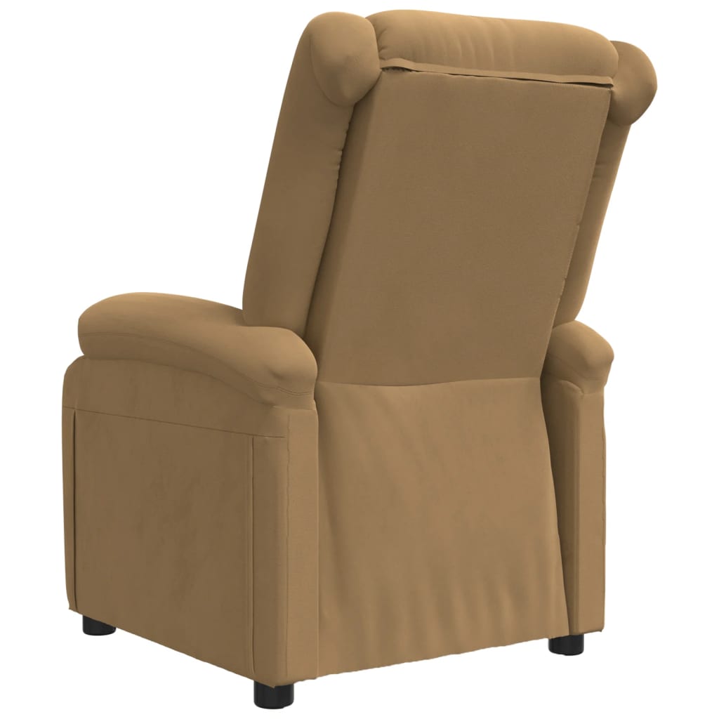 Fauteuil inclinable Marron Velours - XIOS