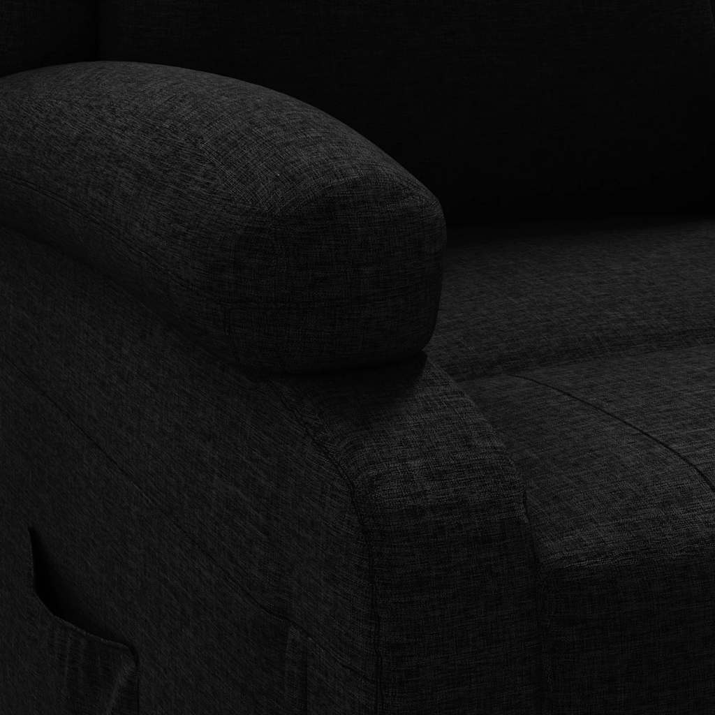Fauteuil inclinable Noir Tissu - XIOS
