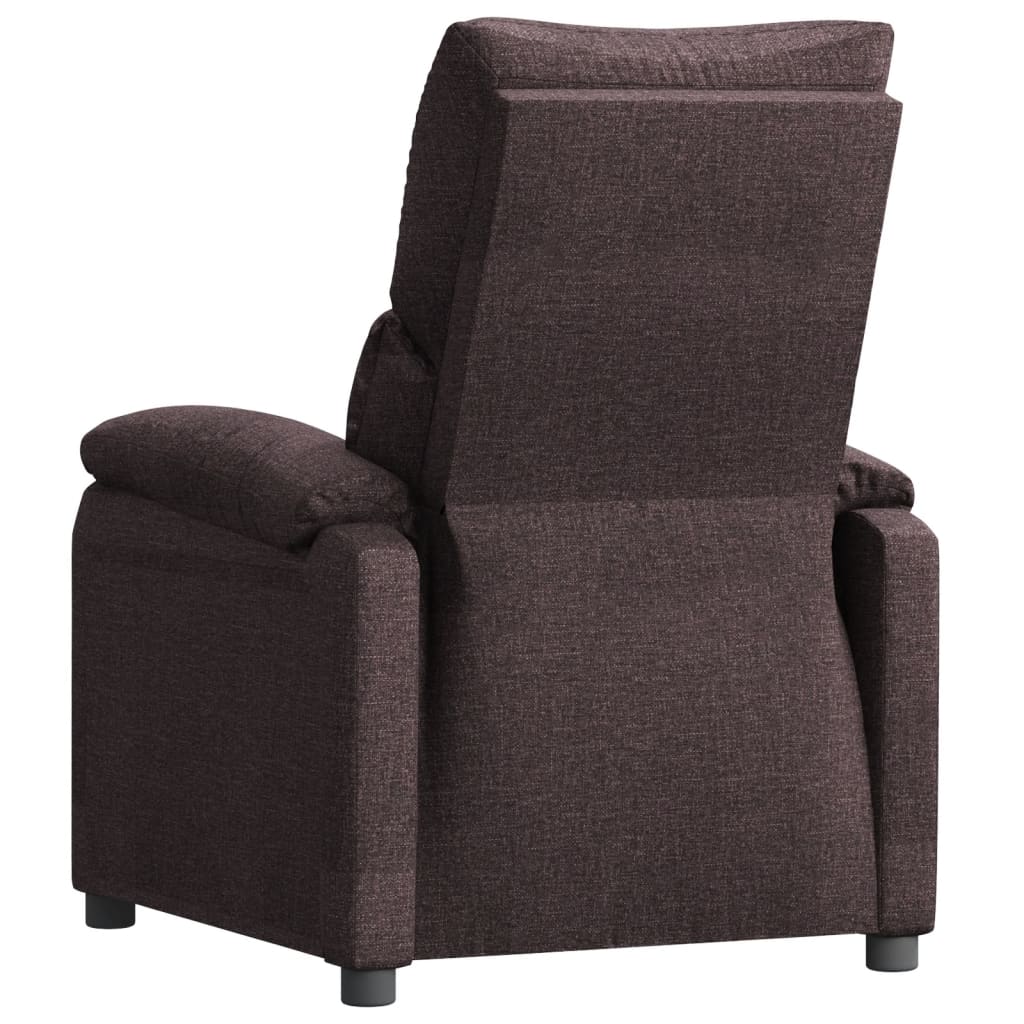 Fauteuil inclinable Marron foncé Tissu - XIOS