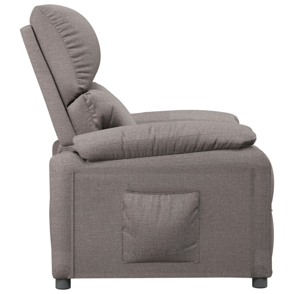 Fauteuil inclinable Taupe Tissu - XIOS