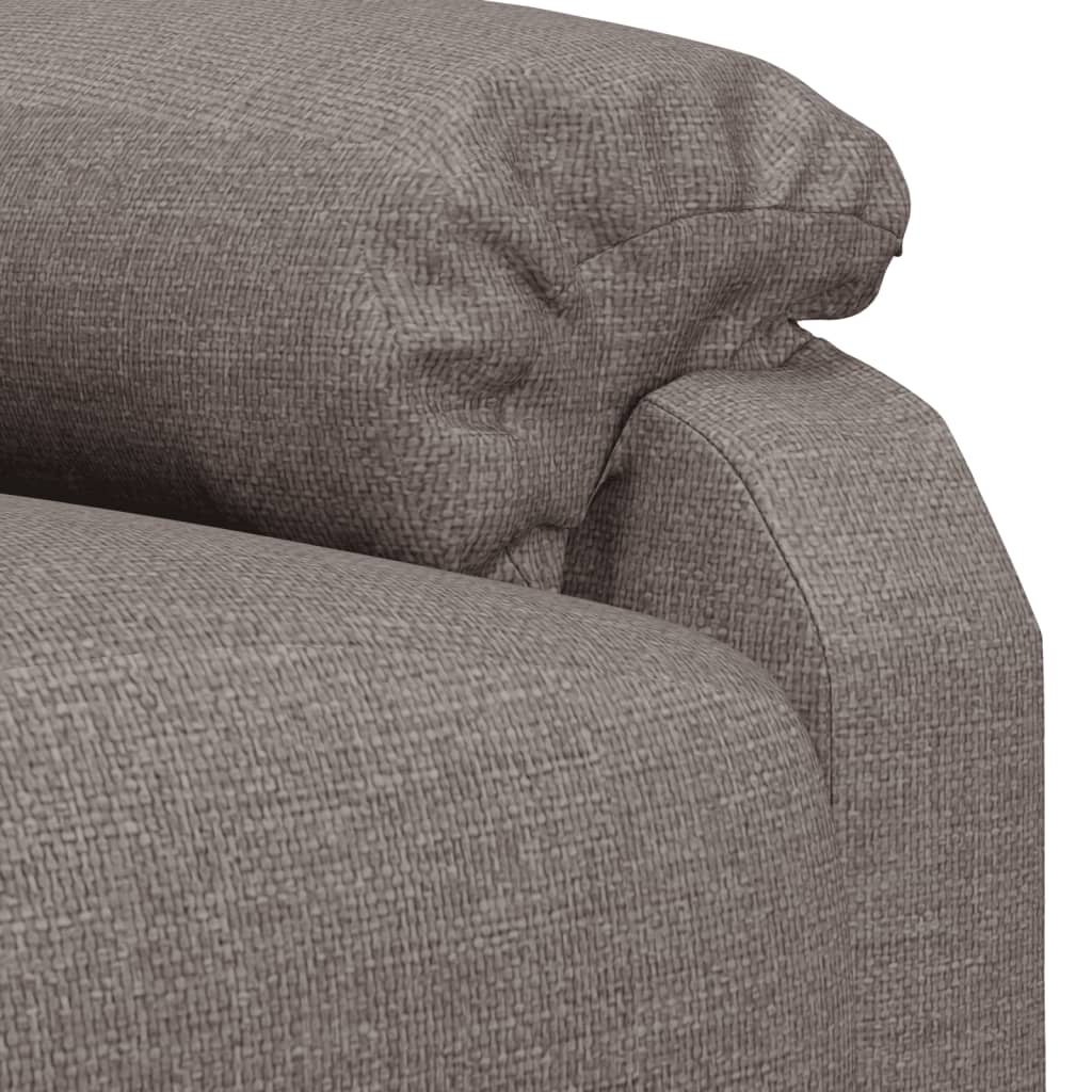 Fauteuil inclinable Taupe Tissu - XIOS