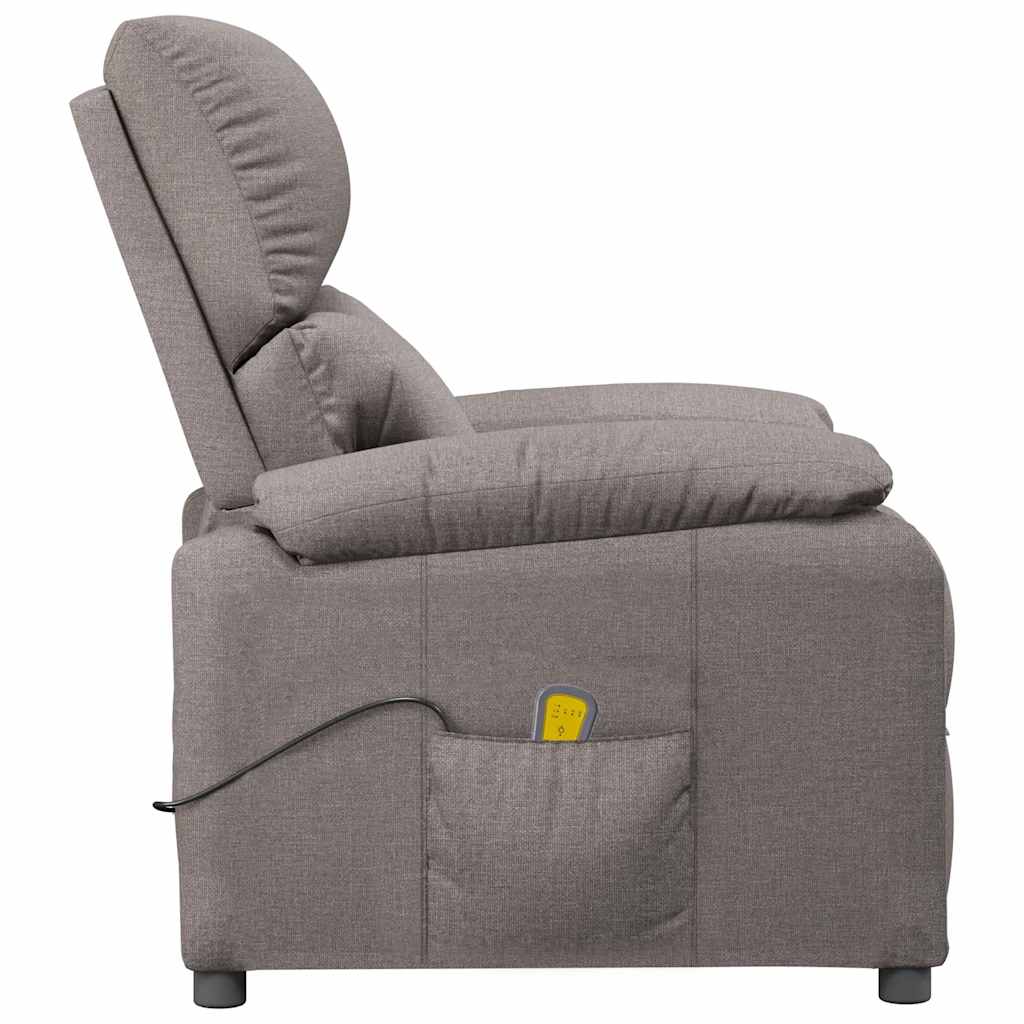 Fauteuil de massage Taupe Tissu - XIOS