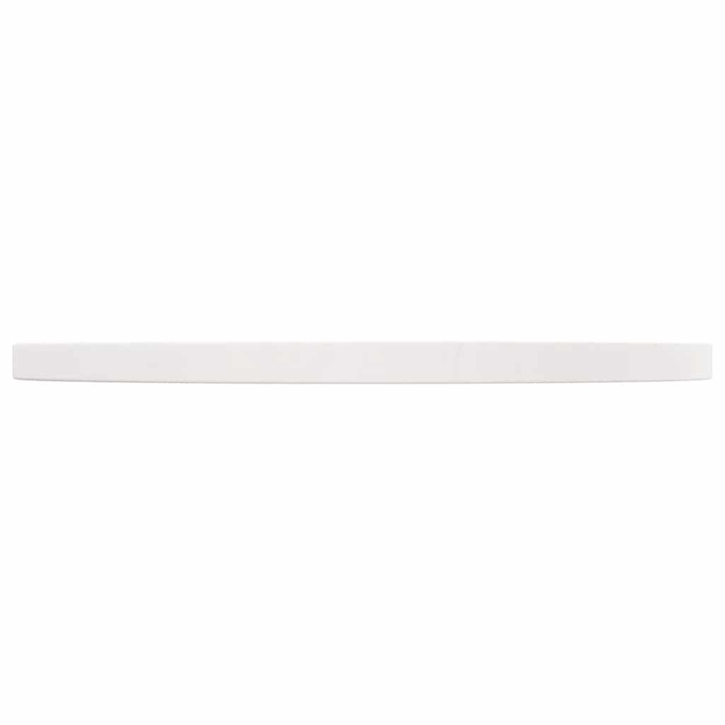 Dessus de table Blanc Ø50x2,5 cm Bois de pin massif - XIOS