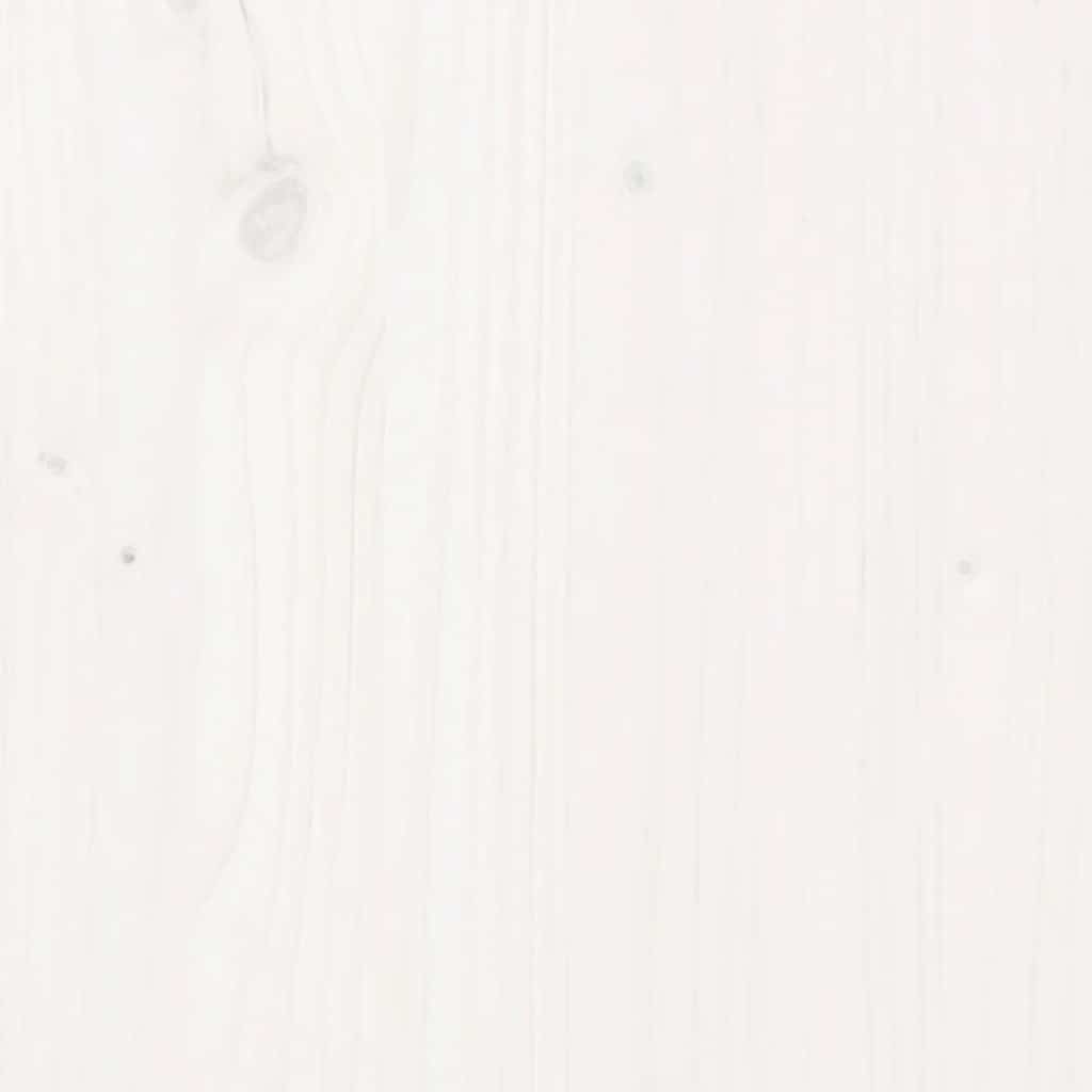 Dessus de table Blanc Ø90x2,5 cm Bois de pin massif - XIOS