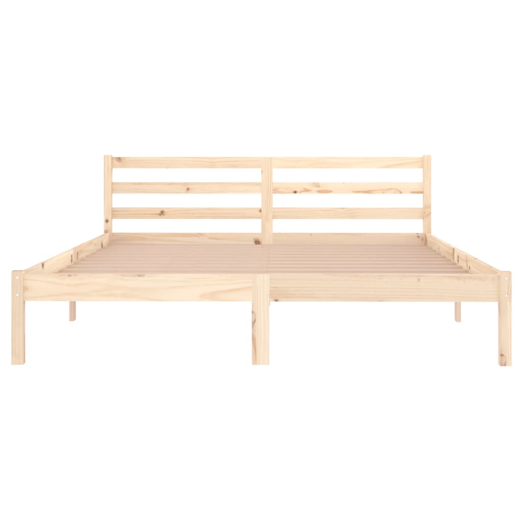 Cadre de lit sans matelas bois massif de pin 160x200 cm - XIOS