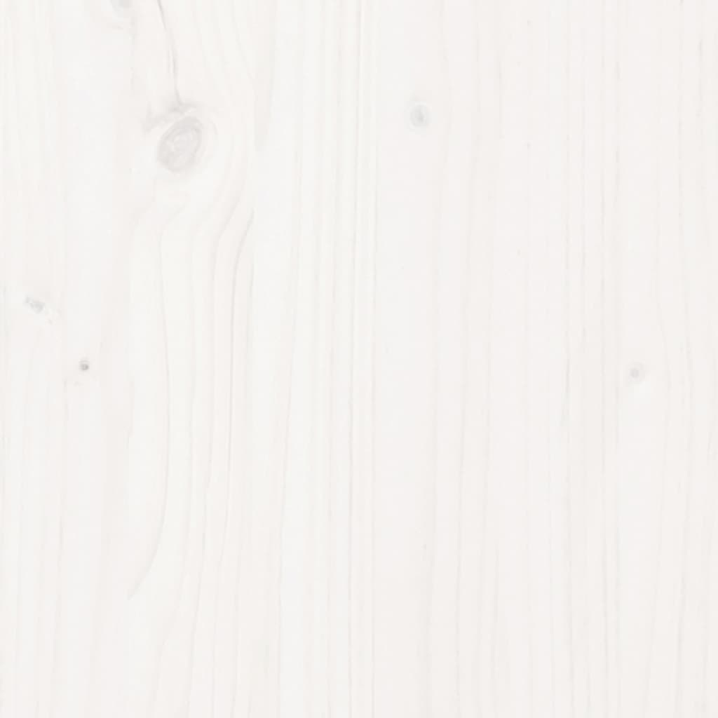 Cadre de lit sans matelas 180x200 cm blanc - XIOS