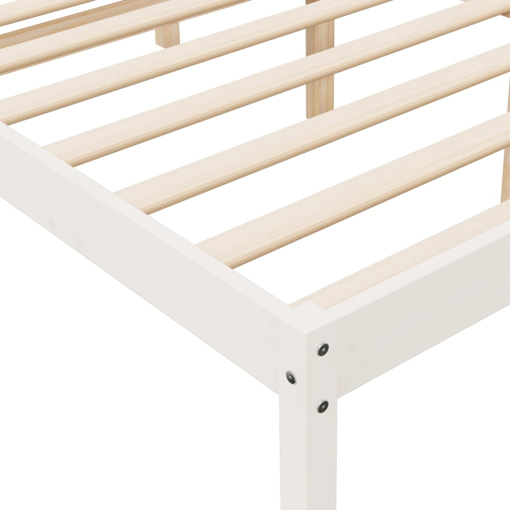 Lit pour personne âgée sans matelas blanc 90x190 cm - XIOS