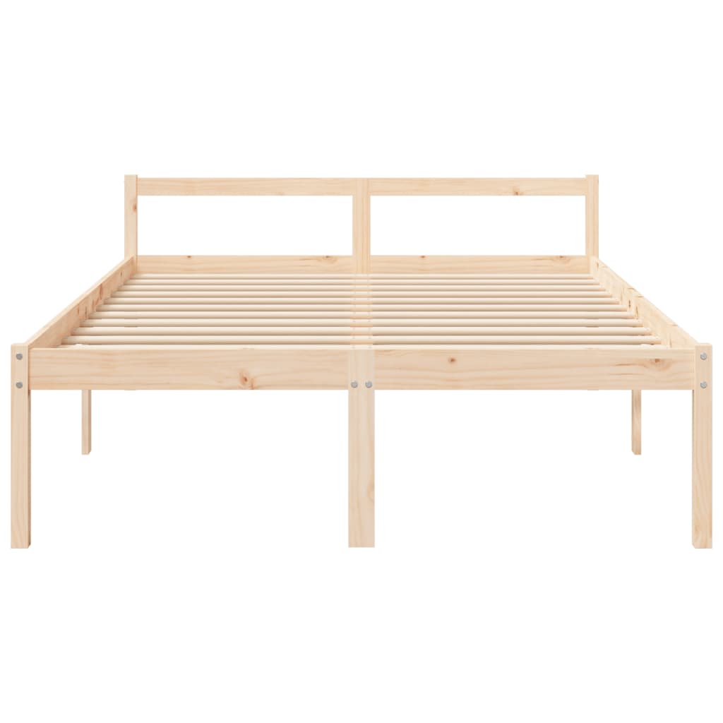 Lit pour personne âgée sans matelas 160x200 cm bois pin massif - XIOS