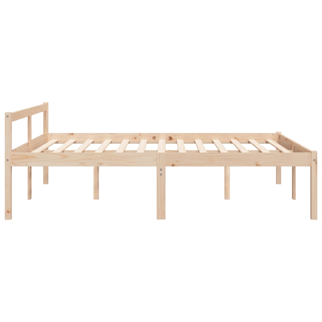 Lit pour personne âgée sans matelas 160x200 cm bois pin massif - XIOS