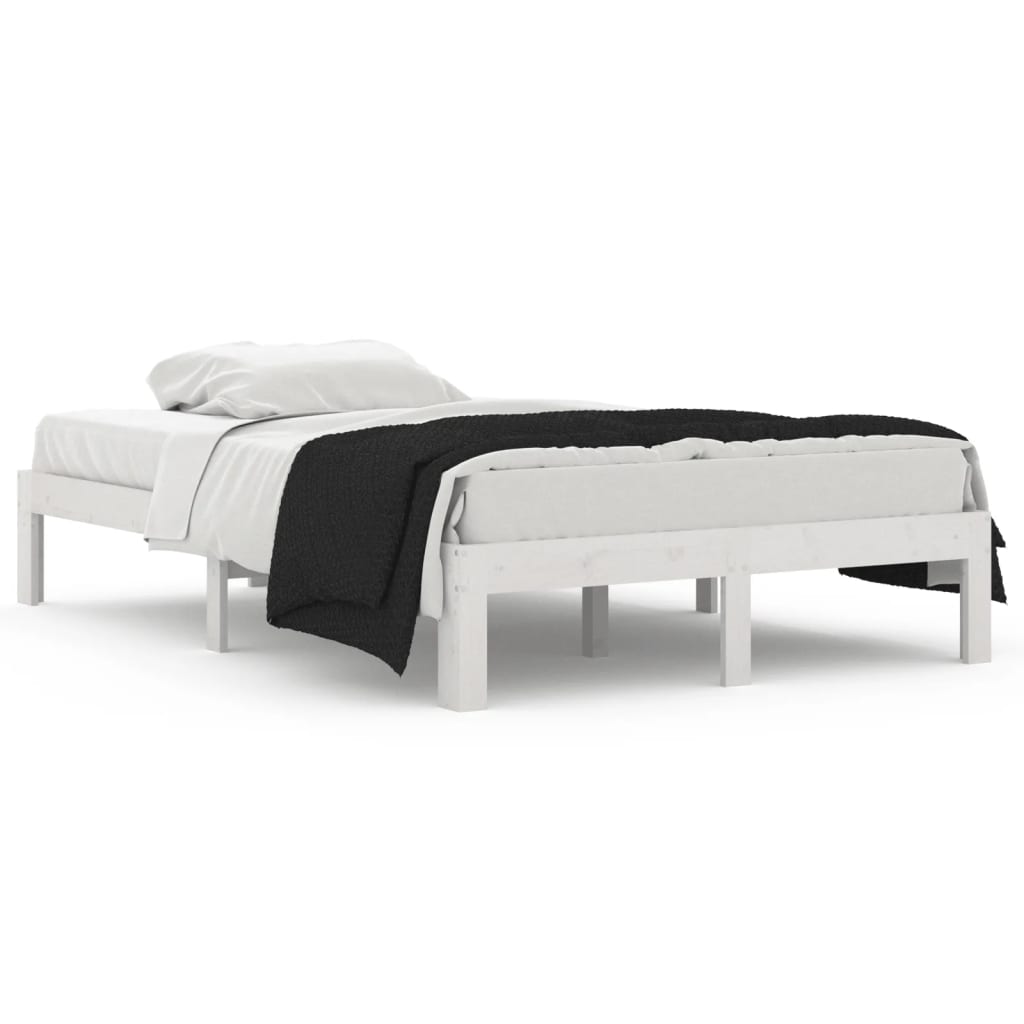 Cadre de lit sans matelas blanc 120x190 cm - XIOS