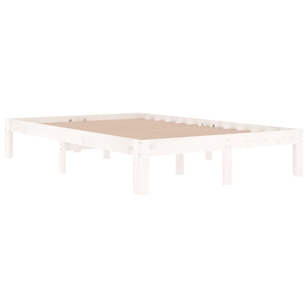 Cadre de lit sans matelas blanc 120x190 cm - XIOS