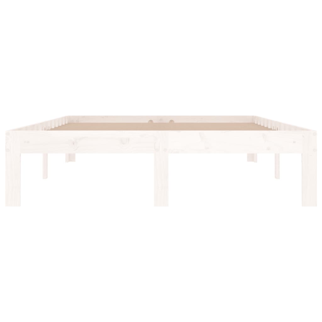 Cadre de lit sans matelas blanc 120x190 cm - XIOS